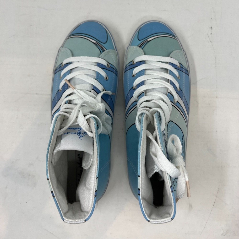 Baby Phat Women's High Top Sneakers Size 8.5 Blue/Royal Retro Street Y2K VTG NEW - Picture 12 of 16